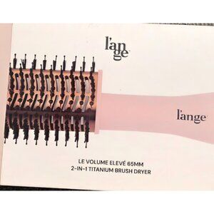 L’ange Le Volume Elevé 65mm 2-in-1 Titanium Brush Dryer Blush New Sealed